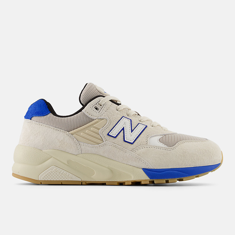 New Balance 580 Shoes Linen with Blue Oasis and Moonrock